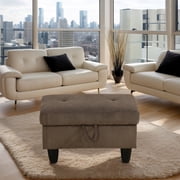 Upholstered Storage Ottoman