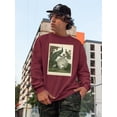 thumbnail image 2 of Peacock Gathering Sweatshirt Men -Sydenham Edwards Designs, Male 3X-Large, 2 of 4
