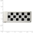 thumbnail image 4 of Stainless Steel Polished Black and Grey Carbon Fiber Inlay Money Clip; for Adults and Teens; for Women and Men, 4 of 4