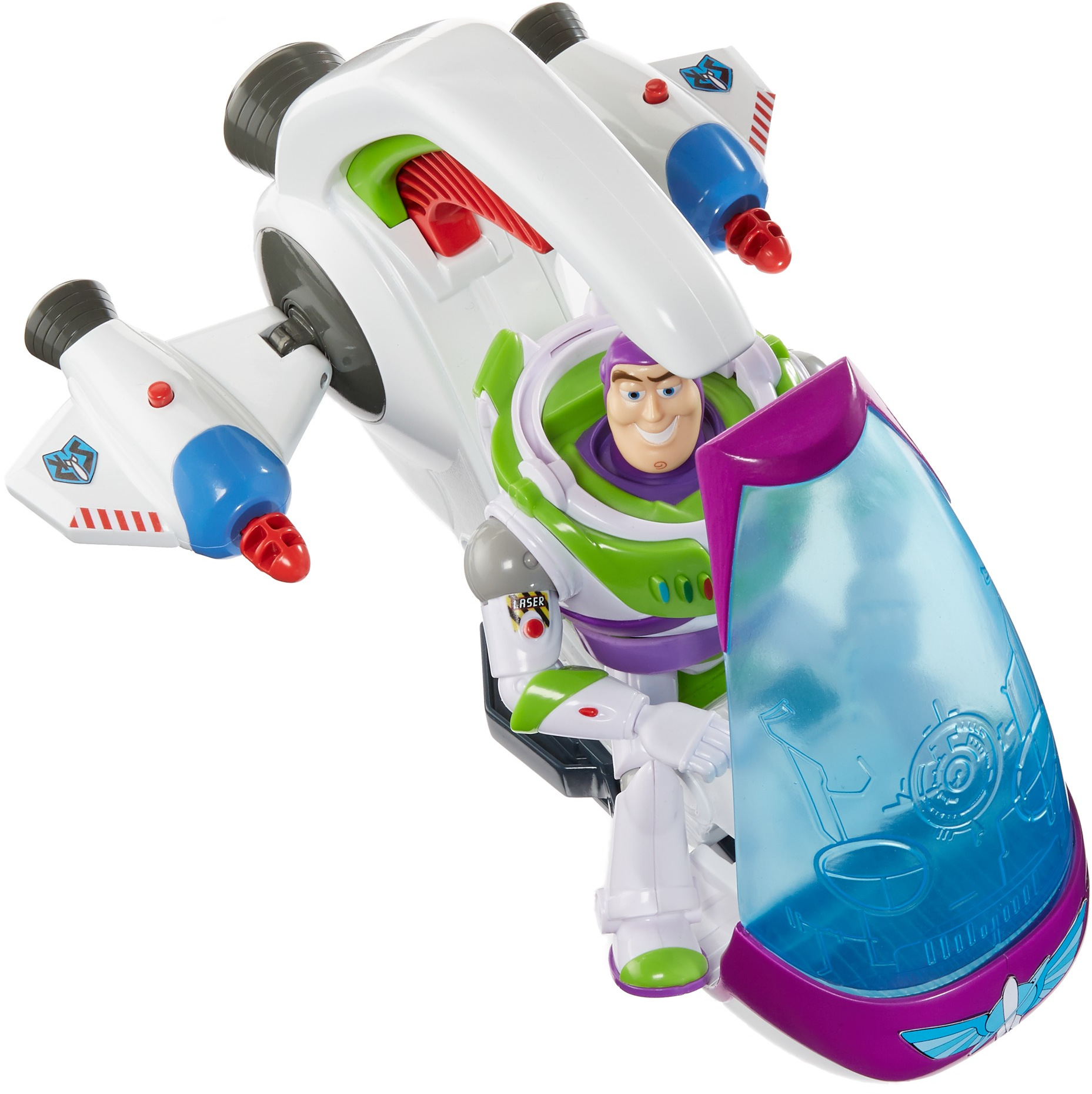 Disney Pixar Toy Story Galaxy Explorer Spacecraft Toy Vehicle For 4 Year Olds & Up - image 5 of 6