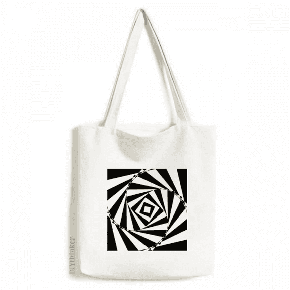 Optical Illusion Art Deco Fashion Tote Canvas Bag Shopping Satchel Casual Handbag