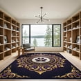 thumbnail image 2 of ODIKA 3'x5' Machine Washable Non-Slip Area Rug, Glam Purple High Traffic Rug, Purple, 1286846, 2 of 7