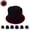 Red, variant on LED Bucket Hat for Men Women Lightweight Breathable Fashion Caps Light Up Party Bucket Hat for Night Out