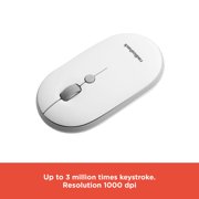 RadioShack Wireless Keyboard & Mouse Combo (2.4G) (White)