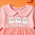 thumbnail image 5 of Gerichy Baby Girl Halloween Romper Dress Long Sleeve Doll Collar Pumpkin Tutu Fall Clothing 0-18 Months, 5 of 7