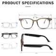thumbnail image 3 of Ai Interpretation Smart Glasses, Real-Time Translation, with 33 Language Translation, Photochromic Lenses, for Men and Women Indoor Outdoor Travel Driving Cycling, 3 of 5
