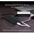 thumbnail image 4 of JUNWELL Wireless Mouse Silent Rechargeable Computer Mouse with USB Nano Receiver, 4 of 6