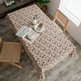 thumbnail image 5 of Guozer Decorative Tablecloth with Tassels Retro Cotton and Linen Tablecloth Coffee Table Covers for Party Decor, 5 of 6
