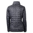 thumbnail image 3 of Women's Cutter & Buck  Black Cleveland Browns Rainier PrimaLoft- Eco Insulated Full-Zip Printed Puffer Jacket, 3 of 3