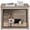 Gray, variant on Yaheetech 40" W Industrial Multi-functional Wooden Dog Crate,Rustic Brown