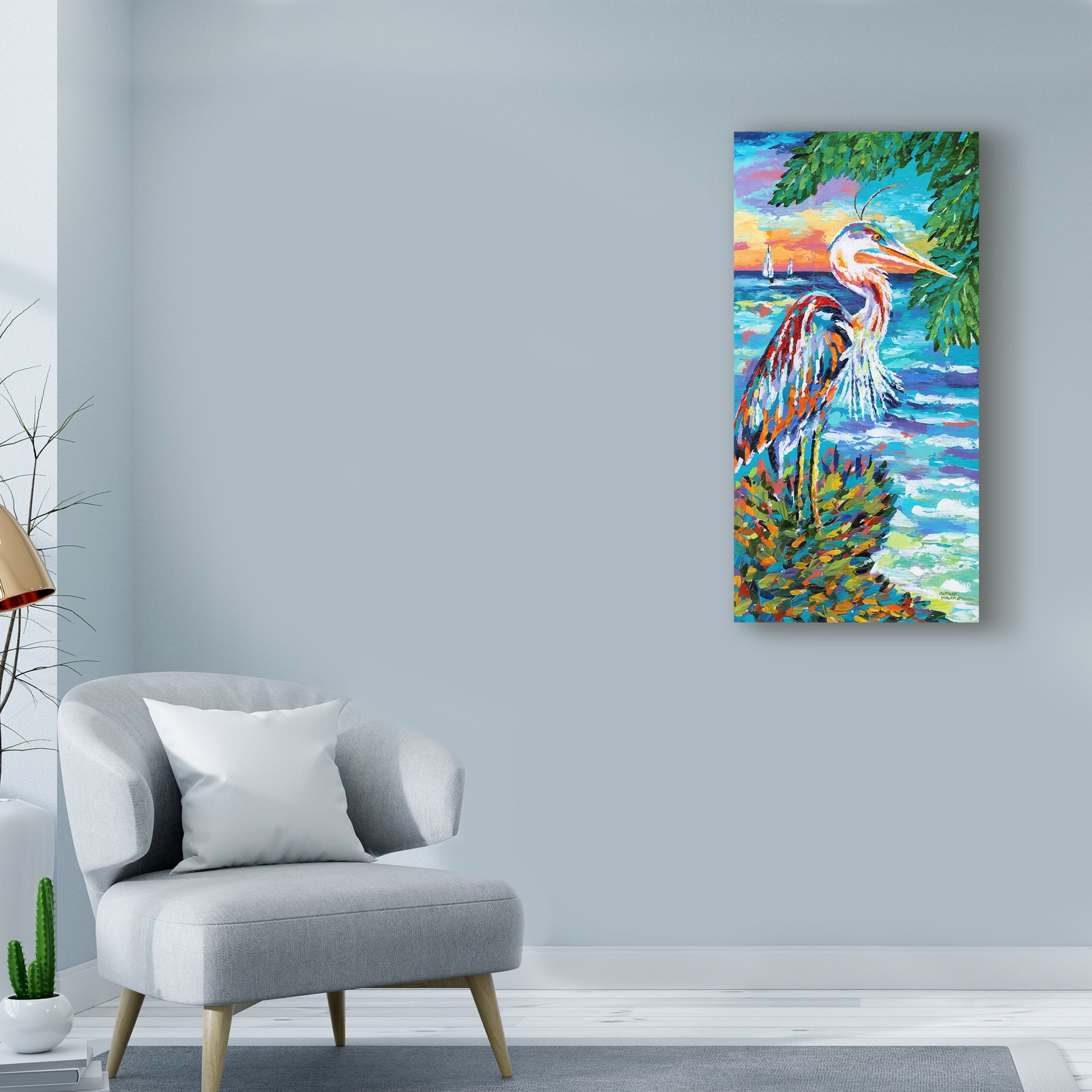 Trademark Fine Art 'Beach Comber I' Canvas Art by Carolee Vitaletti