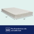 thumbnail image 6 of Kolcraft Love & Comfort Sustainable Fiber Crib & Toddler Foam Mattress, 6 of 9