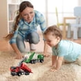 thumbnail image 4 of Construction Toys for Boys, Inertia Alloy Concrete Pump Construction Truck Toys, Pretend Play Toys Vehicle for Pretend Play, 1 Pack Green, 4 of 6