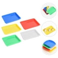 thumbnail image 3 of Toyandona Assorted Color Plastic Art Trays  for Flower Planting 5Pcs, 3 of 8