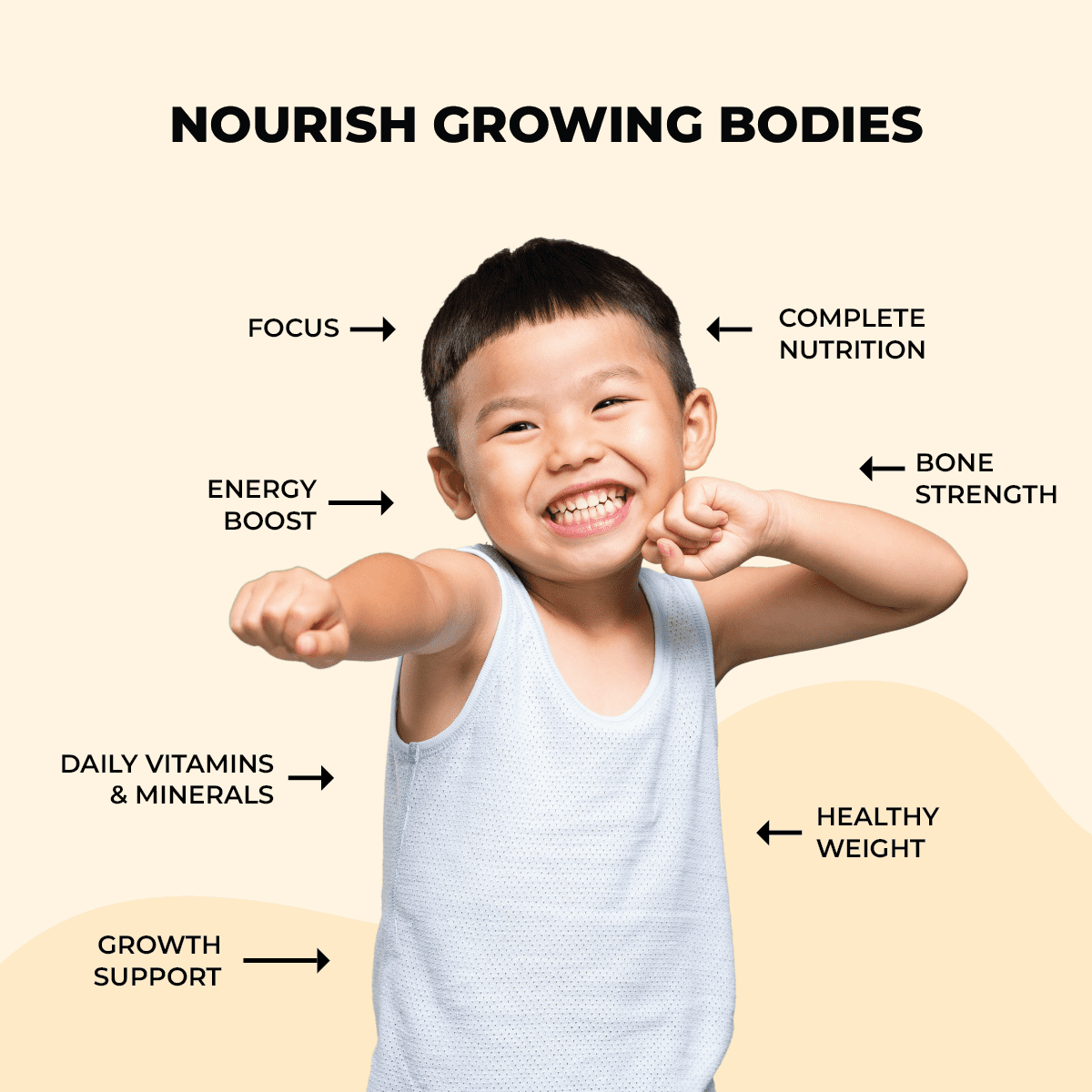 (2 pack) Healthy Heights KidzProtein, Shake Mix Powder, Vanilla, 10g Protein, 8.8oz