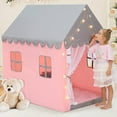 thumbnail image 3 of Princess Tent w/Star Light String and 2pcs Windows Playhouse Tent Large Space Fairy Castle Tent for Reading and Relaxing Play Tent for Kids Christmas Gift, 3 of 6