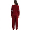thumbnail image 6 of Women Maternity Nursing Pajamas Set Long Sleeve Breastfeeding Sleepwear Suit Nursing Pjs Set Pregnancy Postpartum Top and Pants Set with Pockets S-3XL, 6 of 7
