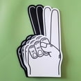 thumbnail image 4 of Cheerleading Gant de Remplacement Réutilisable Mignon Sport Jeu Partie Compétition Cheerleader Gants Accessoires Noir Blanc, 4 of 9