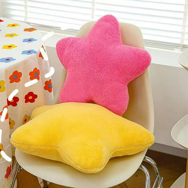 Cateissary Almohadas de estrella esponjosas de PP cojines acogedores y suaves para ninos cojines de guarderia comodos y relajantes munecas Decoracion del hogar Blanco 30cm Walmart en linea