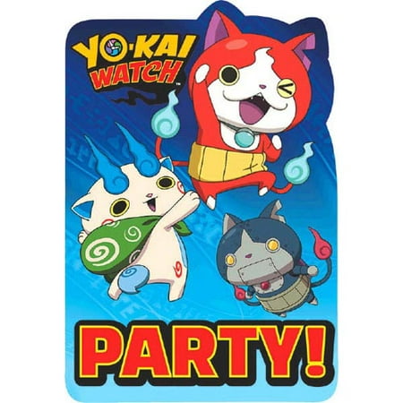 Yo-Kai Watch Invitation Set w/ Envelopes (8ct)