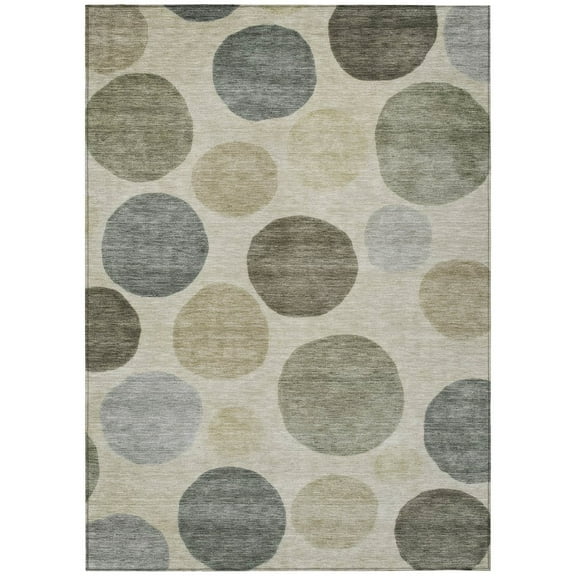 Dalyn Rugs Machine Washable Indoor/Outdoor Chantille ACN2062 Taupe 2'6" x 3'10" Rug