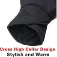 thumbnail image 4 of Abrigo cruzado de cuello alto para perros pequeños Abrigo impermeable cálido para cachorros para inviernos fríos Adepaton Ropa para Perro, 4 of 5