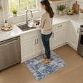 thumbnail image 2 of MICGEEK 2'x3' Abstract Area Rugs, Stain Resistant Washable Throw Rugs for Entrance Entryway, Modern Small Area Rug Front Door Mat Entrance Doormat with Non-Slip Backing, Dark Blue, 2 of 8