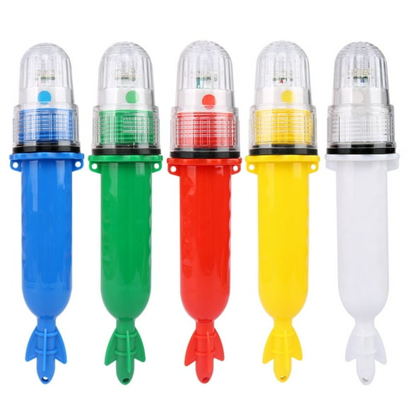 Shenmeida LED Underwater Light - Automatic LED Light Waterproof Flashing Fishing Light Buoy Fishnet Light for Angling