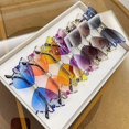 thumbnail image 2 of Fashion Diamond Butterfly Sunglasses For Womens, 2023 Summer Ladies Novelty Color Butterfly Shape Glasses, 2 of 5