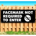thumbnail image 2 of Facemask Not Required 13 oz Vinyl Banner With Metal Grommets, 2 of 5