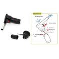 thumbnail image 3 of Outdoor Camping Electric Blower Portable Barbecue Hair Dryer Fire Starting Tool Outdoor Camping Electric Blower Portable, 3 of 5