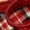 Red, variant on Two Tone Plaid with Solid Bow Ballerina Flats