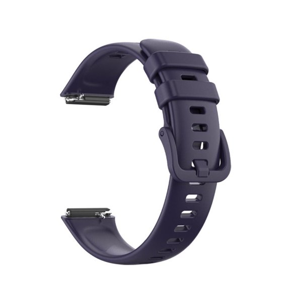 Portable Plastic Adapter Replacement Smart Watch Bracelet Watchband Watch Strap Silicone DARK BLUE