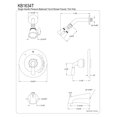 thumbnail image 2 of Kingston Brass Magellan Trim Only for Single Handle Tub & Shower Faucet, 2 of 2