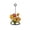 Red, variant on Burger Tissue Box, Realistic Food Style Resin, 6.3x2.8-inch Creative Multi-Layer Fast Food Decor for Restaurant Tabletop & Fun Home Organization