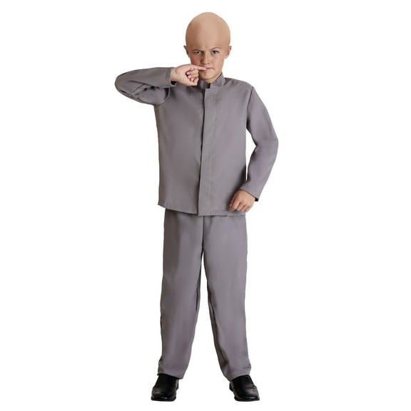 Kids Mini Grey Suit Costume