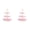 Pink 2PCS, variant on Piwvid Cupcake Stand, 3-Tier Dessert Plates Mini Cakes Fruit Candy Display Tower Cookie Tray Rack Candy Buffet Holder Plastic Cake Stand for Wedding Home Holiday Birthday (Round)