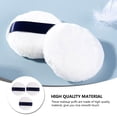 thumbnail image 3 of LOLIPPYY 3Pcs Body Powder Puff for Women White Fleece Round for, 3 of 8