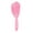 Pink, variant on Jesscasday Travel Friendly Curved Detangling Brush Protects Bristles And Reduces Static Hair Comb Fashionable Hairbrush for Women