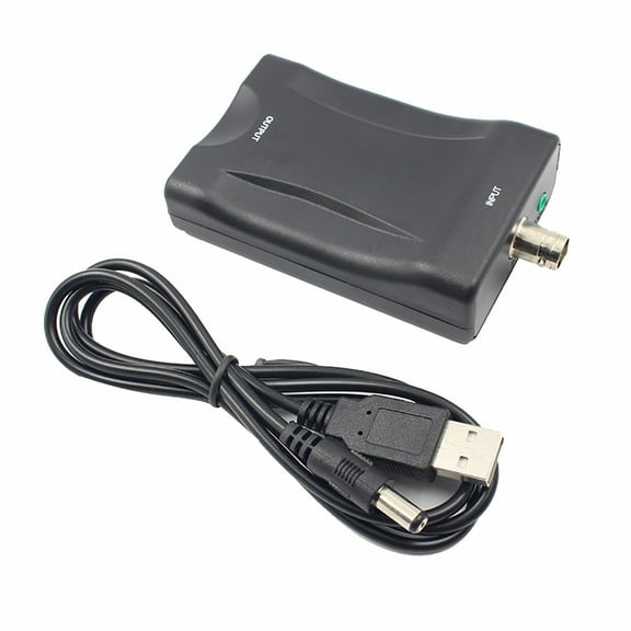 Washranp Video Converter Adapter Plug Play Stable Signal High Clarity BNC to -compatible Display Hook up for Monitor Camera