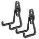 thumbnail image 3 of DOITOOL 2 Pcs Garage Storage Utility Hooks Wall Mounted Hanging Hooks Metal U-Hooks Tool Organizers for Garden Tools Ladders (Black), 3 of 3