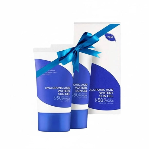 Gel solar con ácido hialurónico SKINSINS SPF 50+ 2 x 50 ml