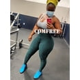 thumbnail image 3 of COMFREE Womens Anti Cellulite High Waisted Yoga Pants Tummy Control Scrunched Booty Leggings Workout Running Butt Lift Textured Tights, 3 of 6
