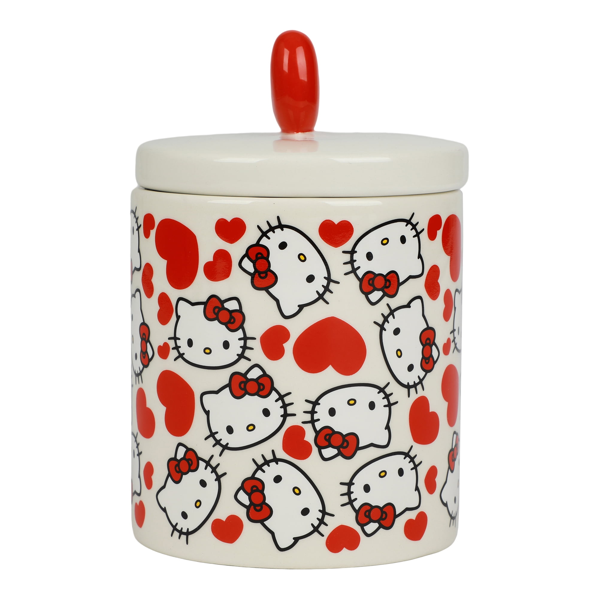 Sanrio Hello Kitty Ceramic Lidded Coffee/Tea Mug, 16 Oz