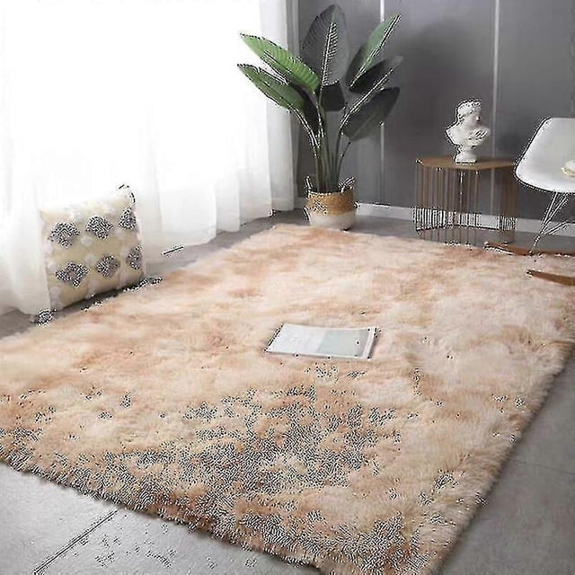 Large Plush Carpet Living Room Decoration Fluffy Rug Thick Bedroom Carpets Anti-slip Floor Soft Lounge Rugs Solid Mat