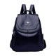 thumbnail image 1 of Mochila para mujer de piel sintética, ligera, moderna, con parte superior para portátil Azul, 1 of 9