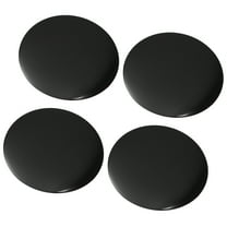 4pcs 70mm Black Car Auto Universal Wheel Center Hub Caps Emblem Badge Decal Sticker