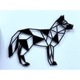 thumbnail image 1 of Décoration Murale Géométrique Chien Noir, 1 of 1