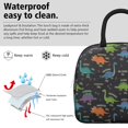 thumbnail image 3 of Womens Black Dinosaurs with Weight Tags Lunch Box for Work,Insulated Lunch Bag for Women,Loncheras Para Mujer,Leakproof Adult Lunch Bag for Work,Beach,Travel,Picnic,Camping, 3 of 7