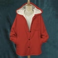 thumbnail image 5 of SDNall Women's Warm Hooded Jacket - Fleece Lined, Long Sleeves, and Cozy, 5 of 7